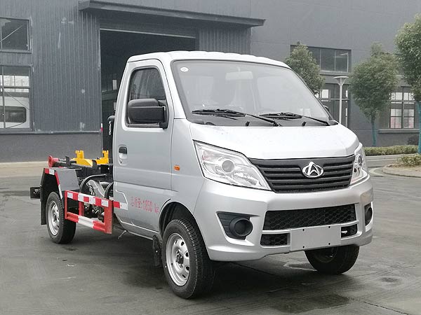 長(cháng)安藍牌3方鈎臂垃圾車